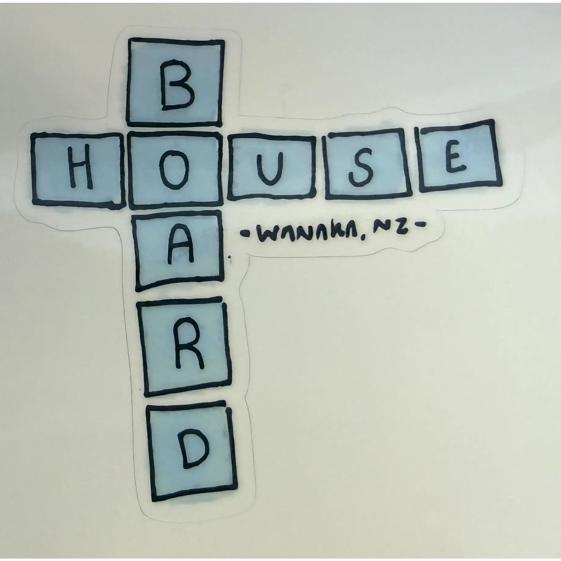 Boardhouse Crossword Sticker