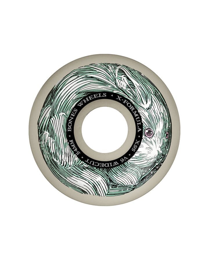 Bones X-Formula Money Bunny V6 Wide-Cut 95A Skate Wheels