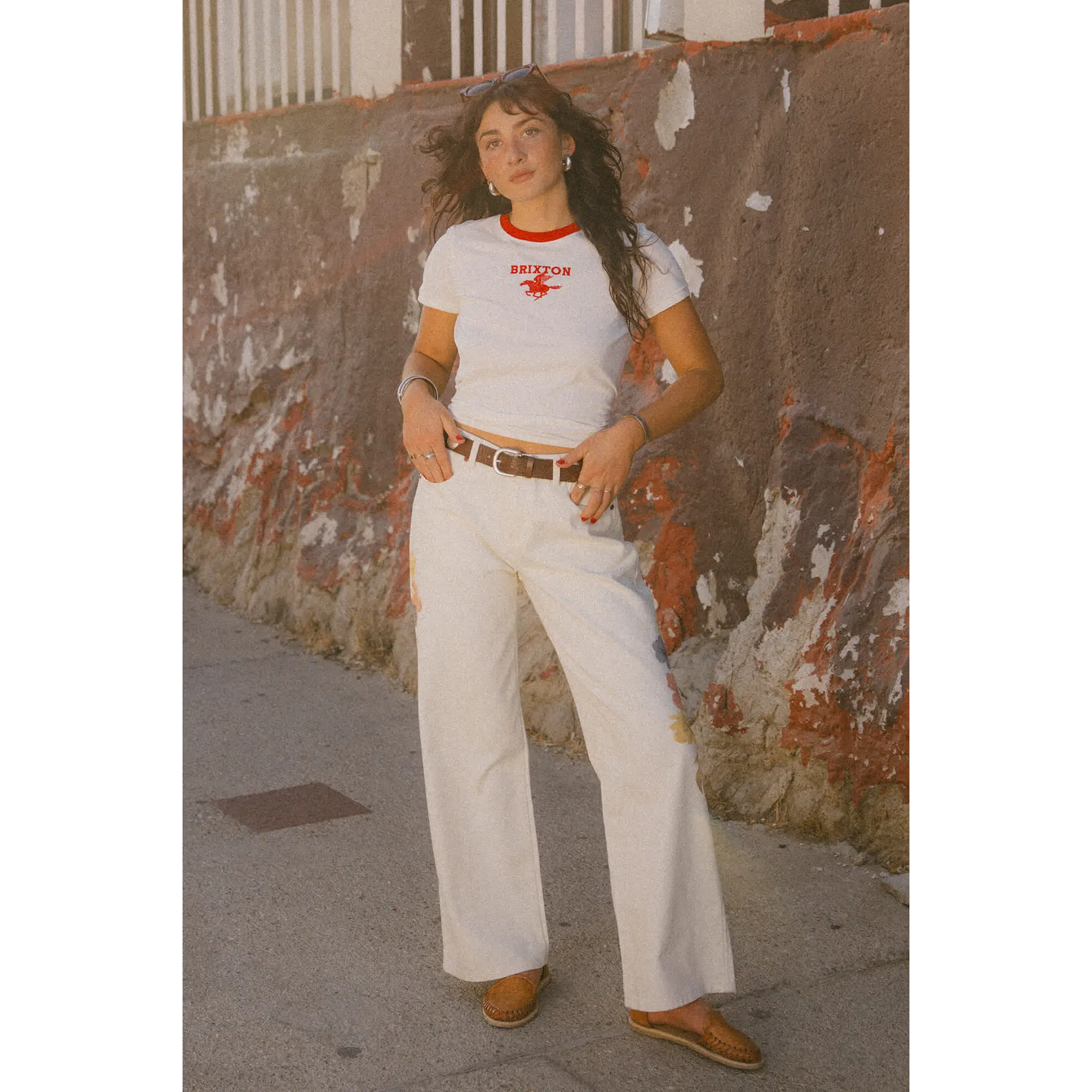 Brixton Pegasus Slim Crew T-Shirt