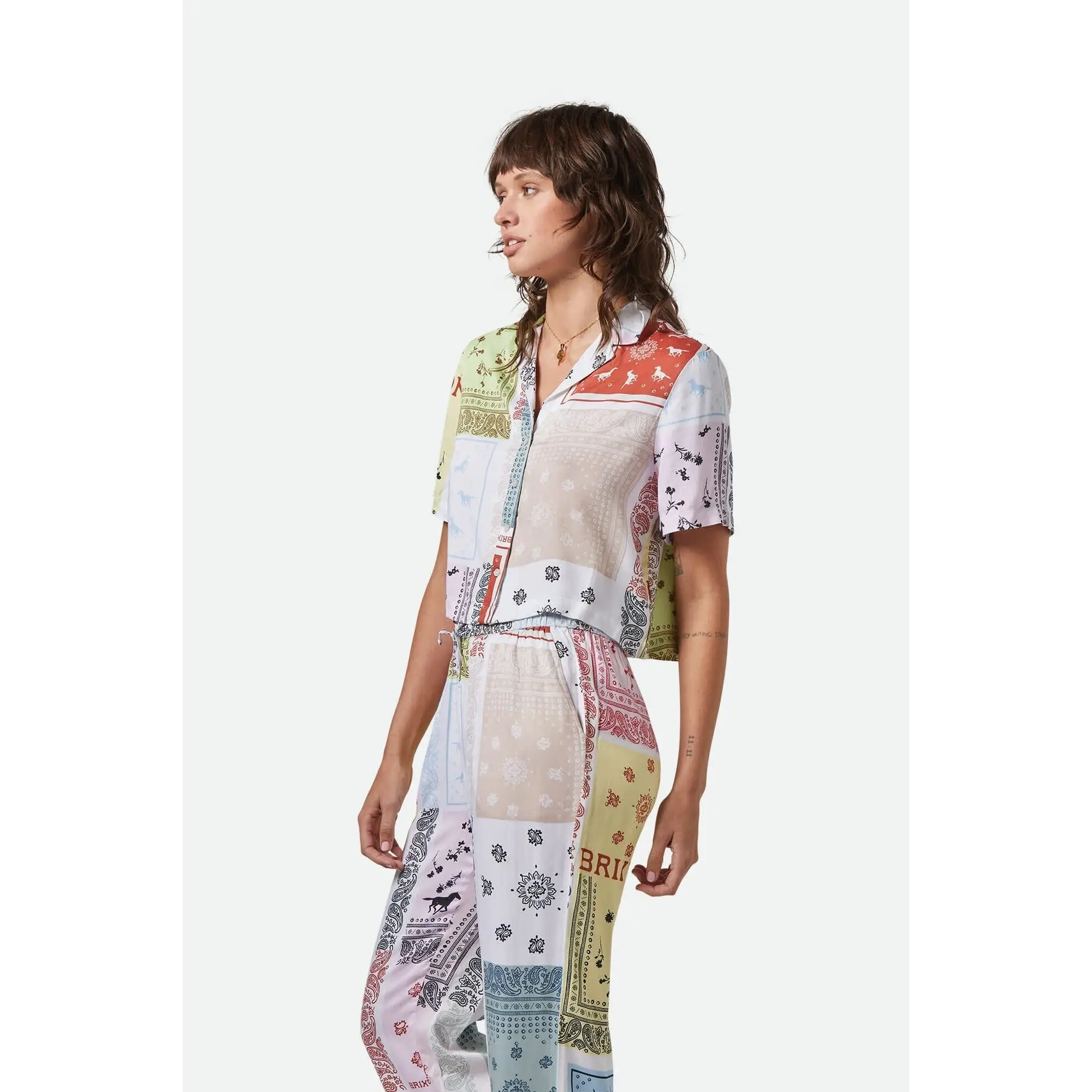 Brixton Silky Bowling Button Down Shirt