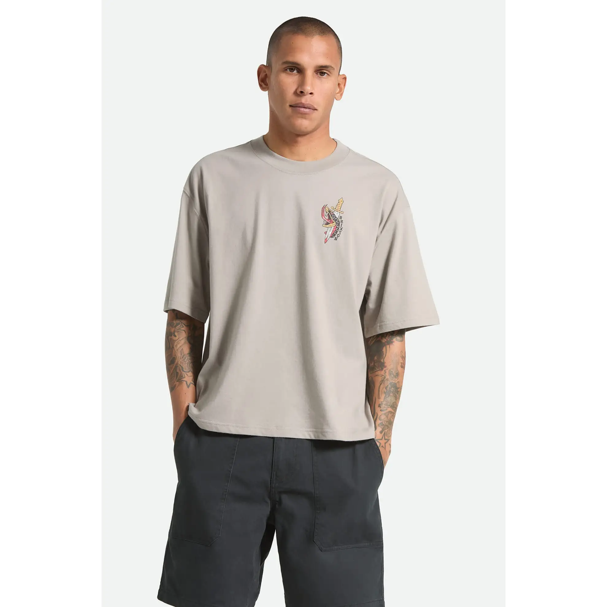 Brixton Sword Boxed Crop T-Shirt