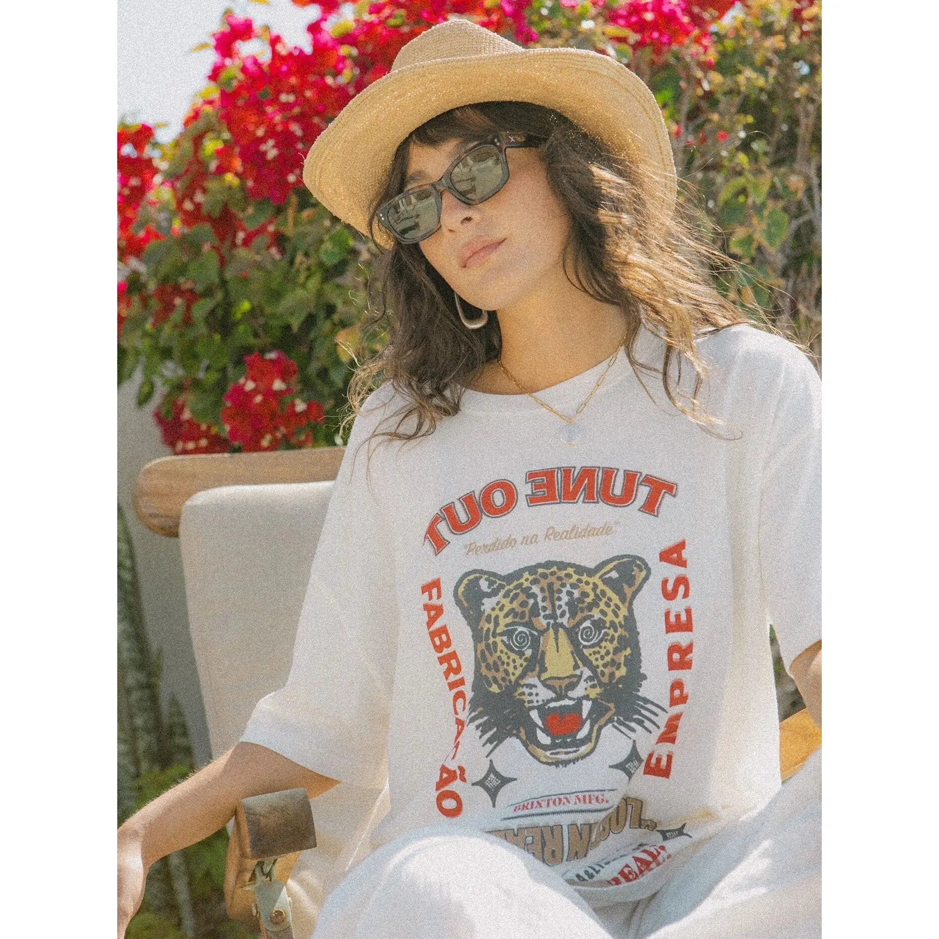 Brixton The Getaway Oversized Boyfriend T-Shirt