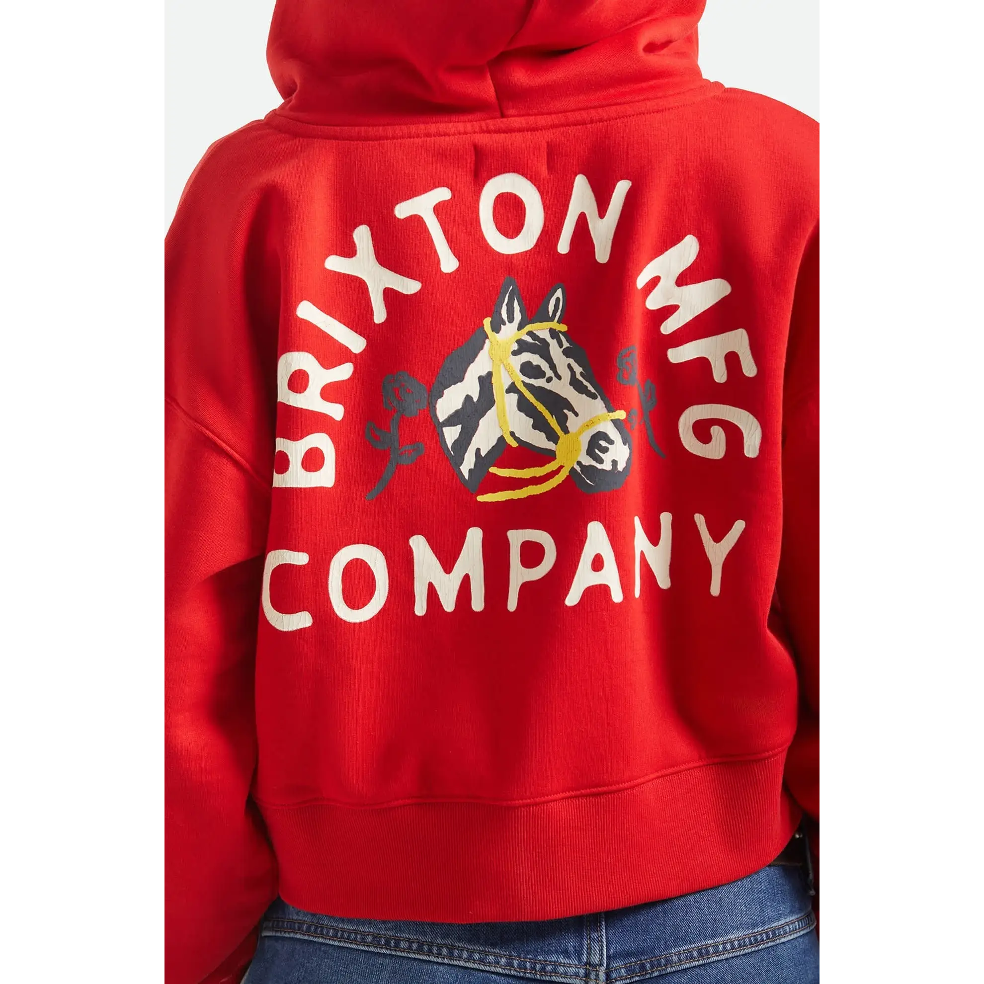 Brixton Trophy Cropped Zip Hood