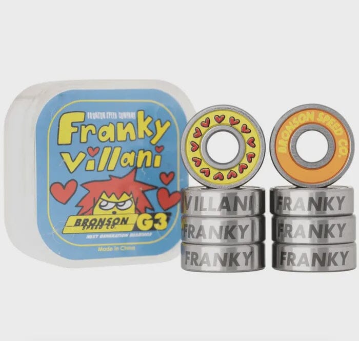 Bronson Speed Co. Case=8 Franky Villani Pro Bearings G3 Single Set