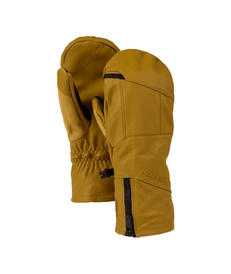 Burton AK Leather Tech Mittens Raw Hide M