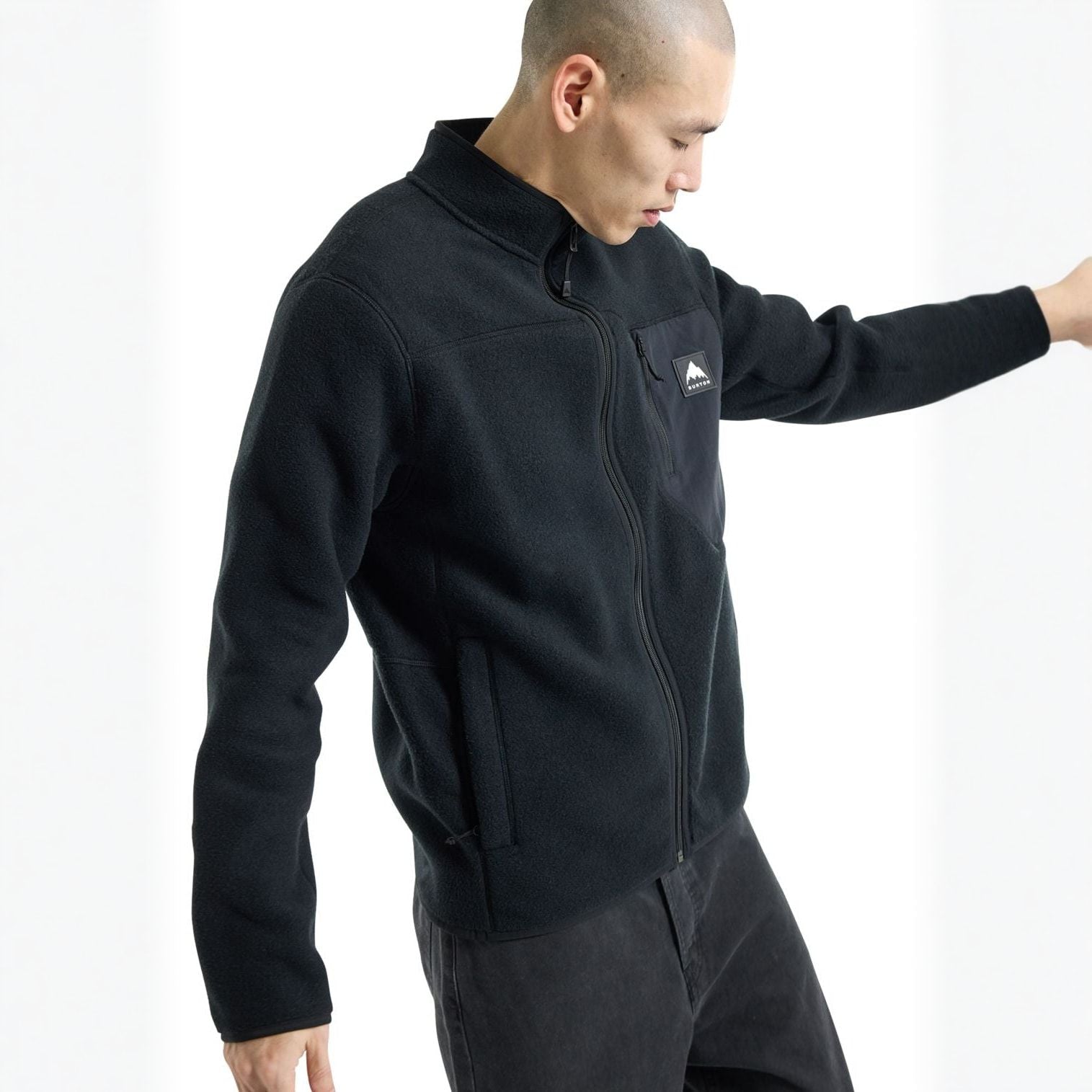 Burton Cinder Full-Zip True Black S