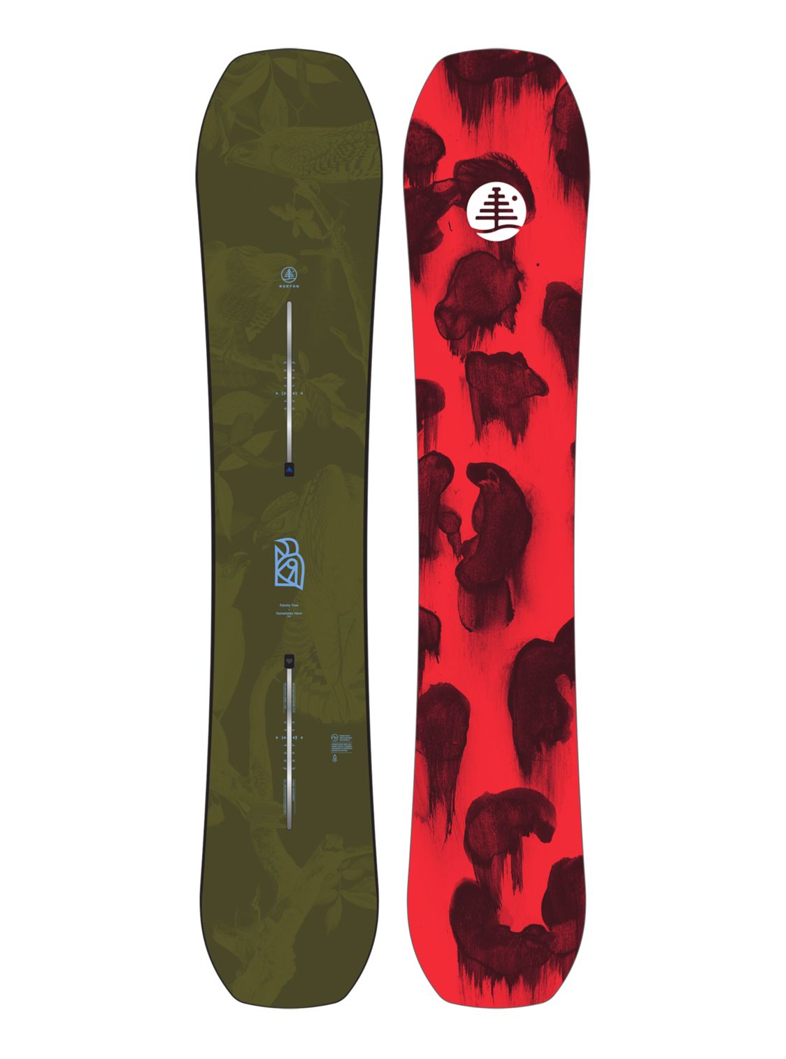 Burton Family Tree Hometown Hero Wide Snowboard 2026