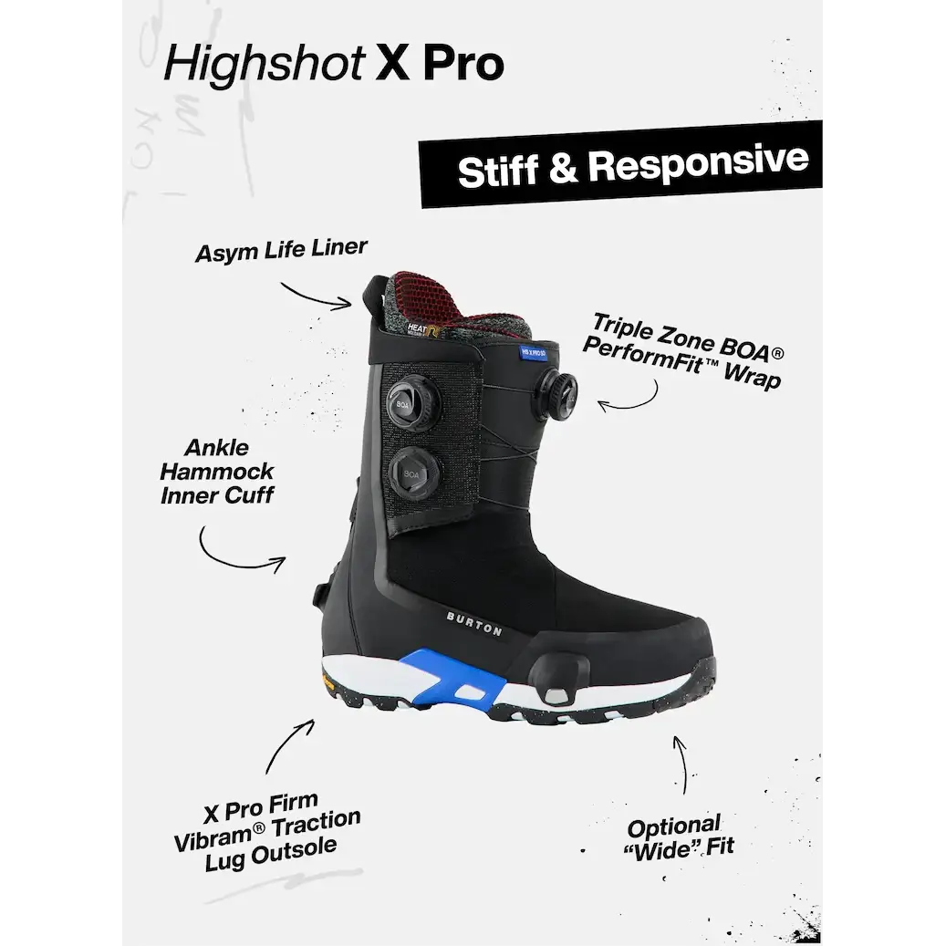 Burton Highshot x Pro Step On Snowboard Boots