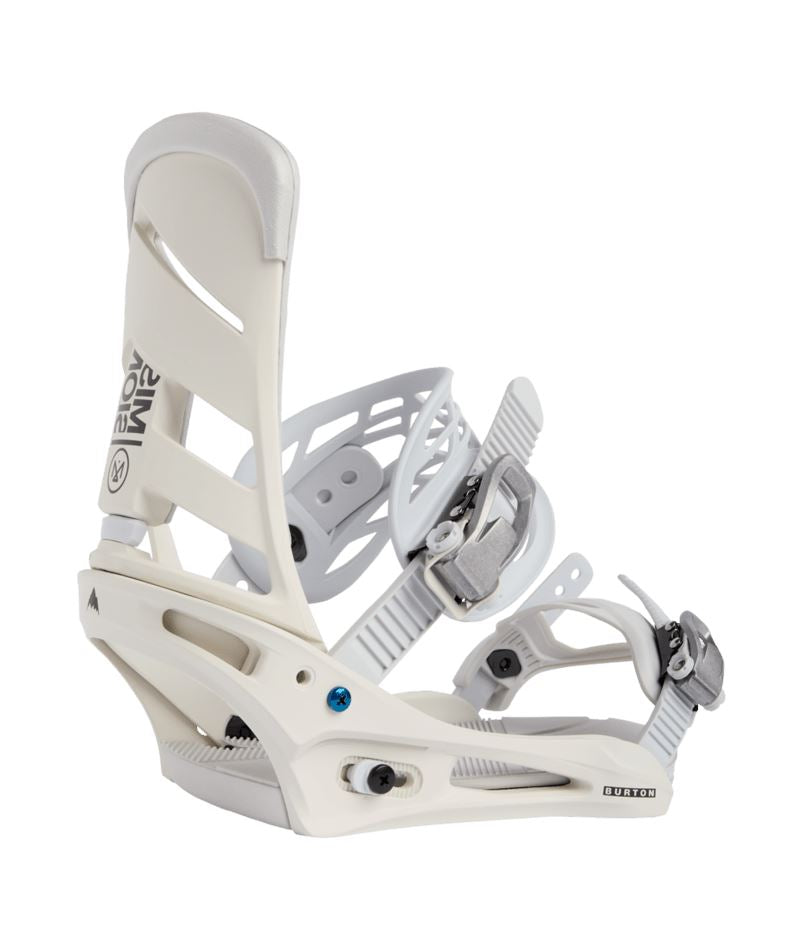 Burton Mission Re:Flex Snowboard Bindings 2024 Stout White M