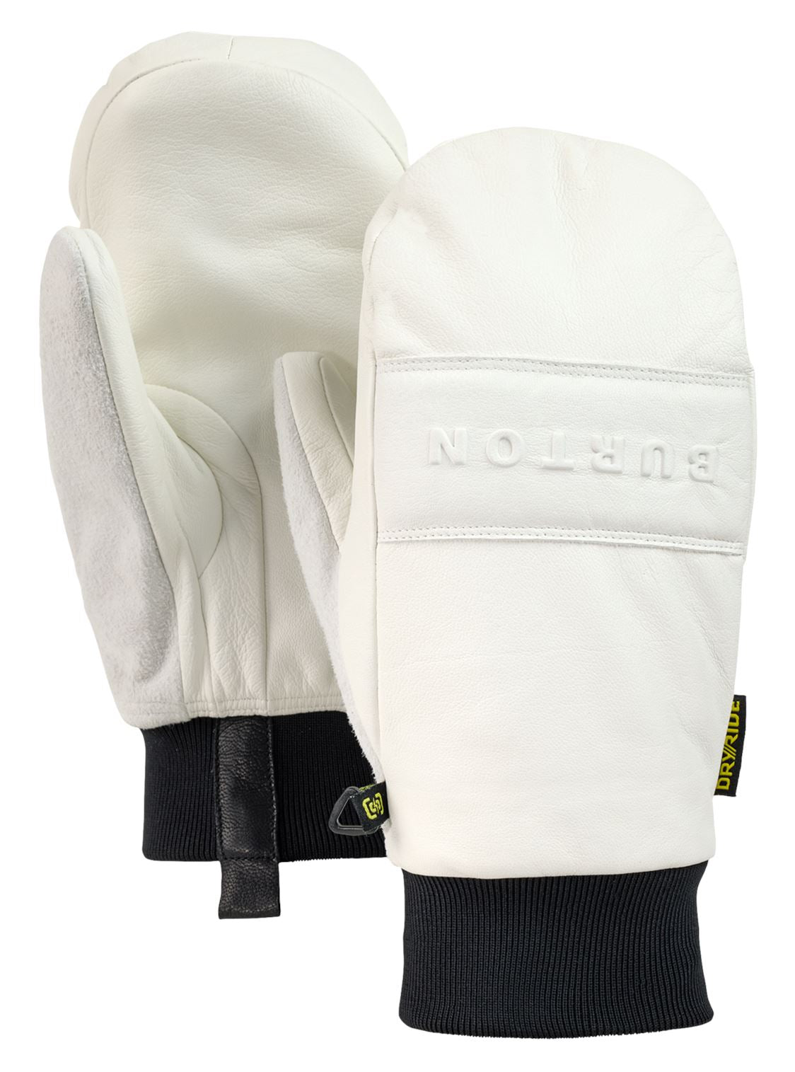 Burton Treeline Leather Mittens Stout White M