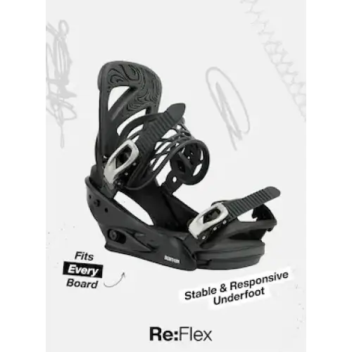 Burton Womens Escapade Re:Flex Snowboard Bindings 2026