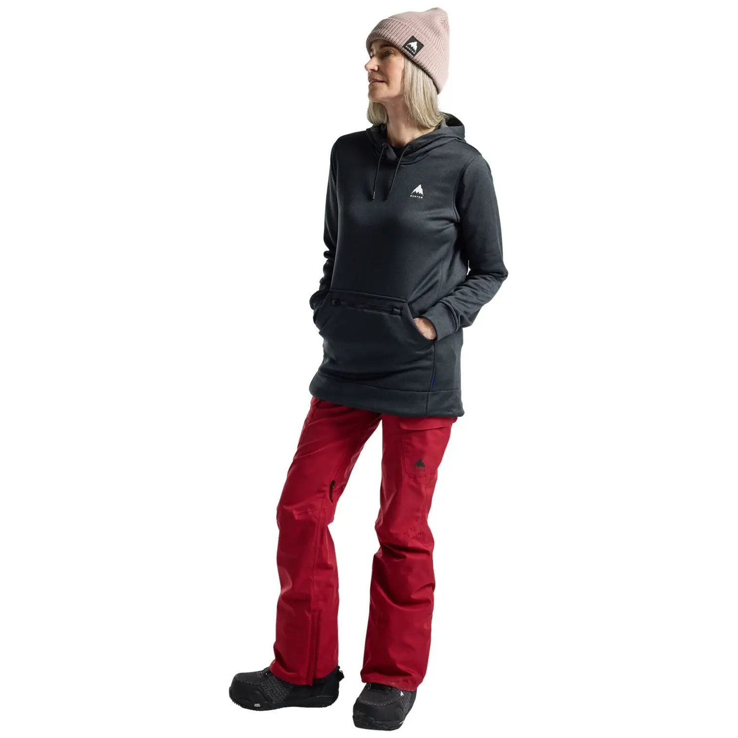 Burton Womens Oak Long Pullover Hoodie