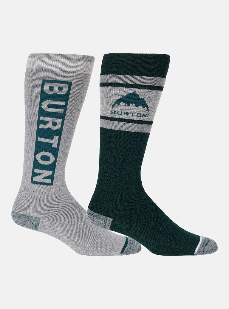 Burton Womens Weekend Midweight 2 Pack Socks Deep Emerald S / M