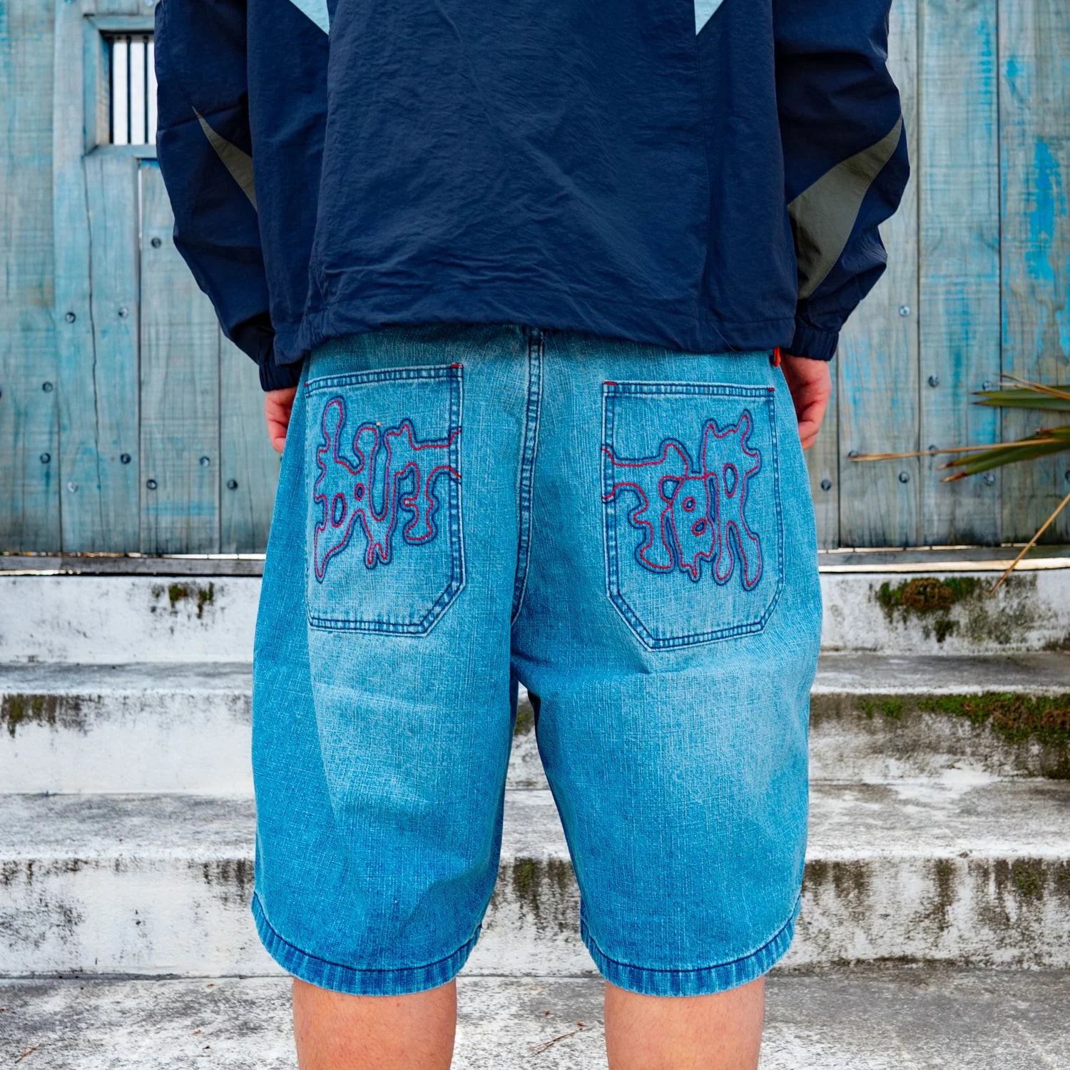 Butter Goods Blotch Denim Shorts