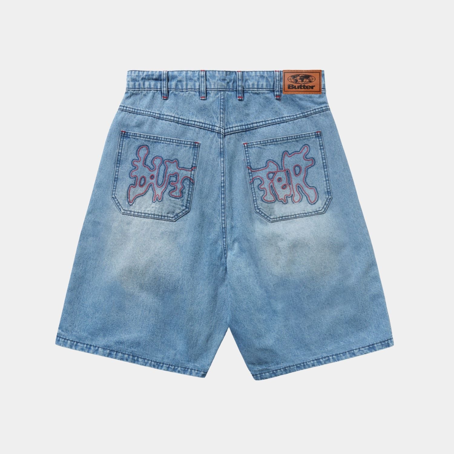 Butter Goods Blotch Denim Shorts