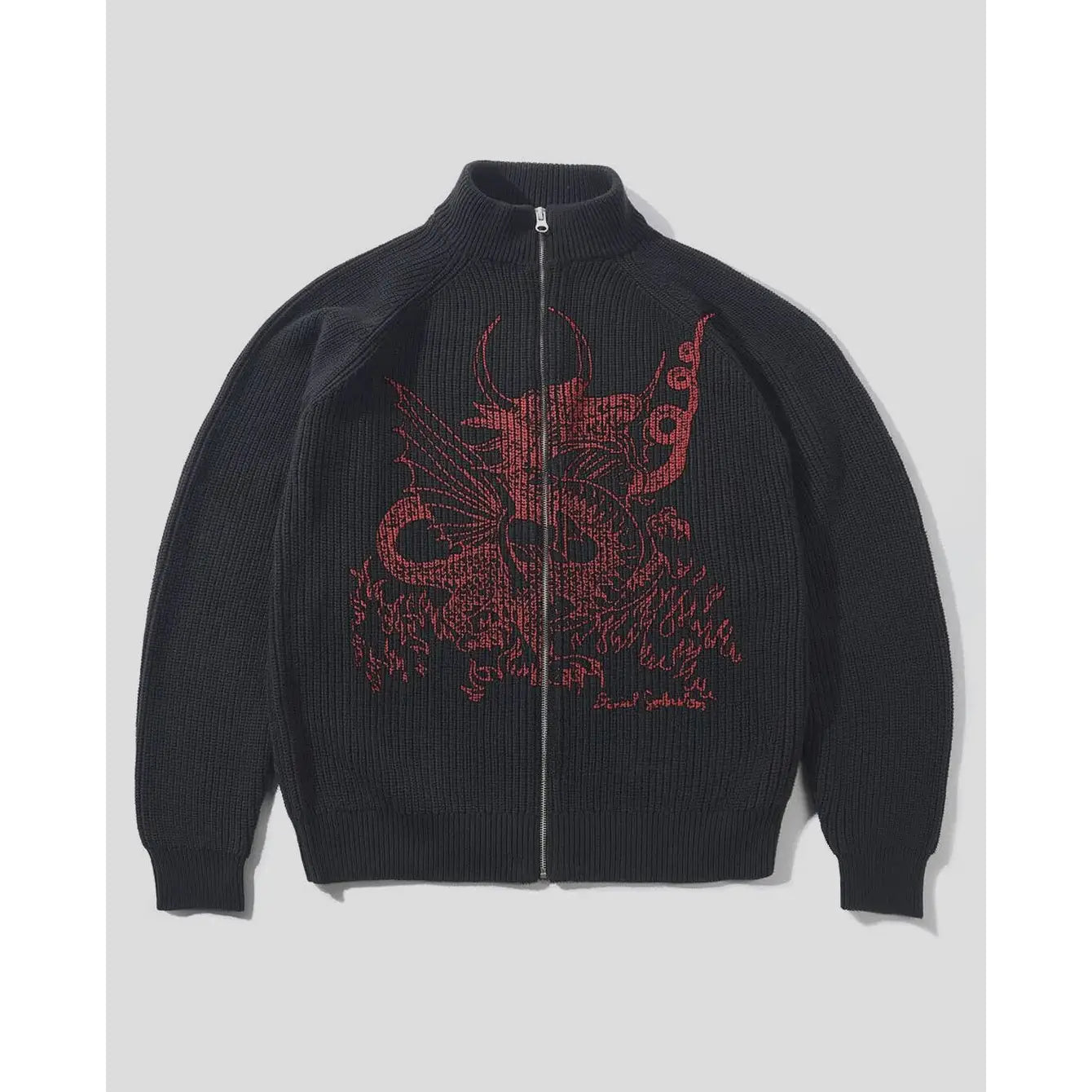Butter Goods Dragon Knit Zip-Thru Sweater