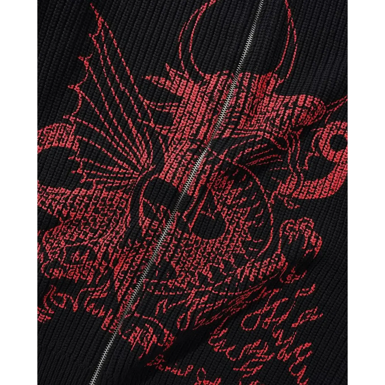 Butter Goods Dragon Knit Zip-Thru Sweater
