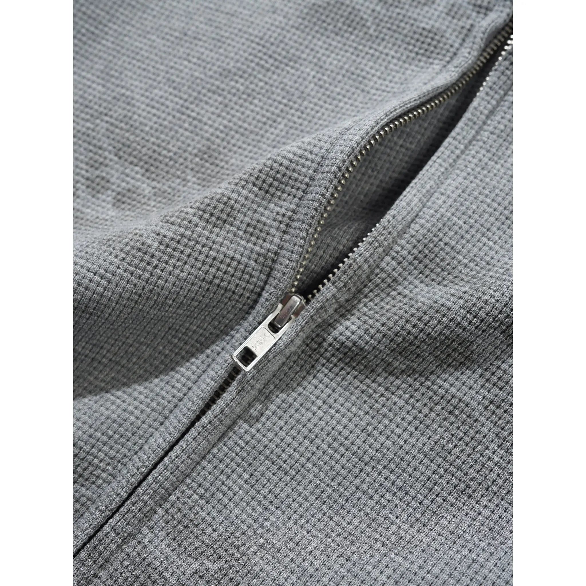 Butter Goods Faded Waffle Zip-Thru Hood
