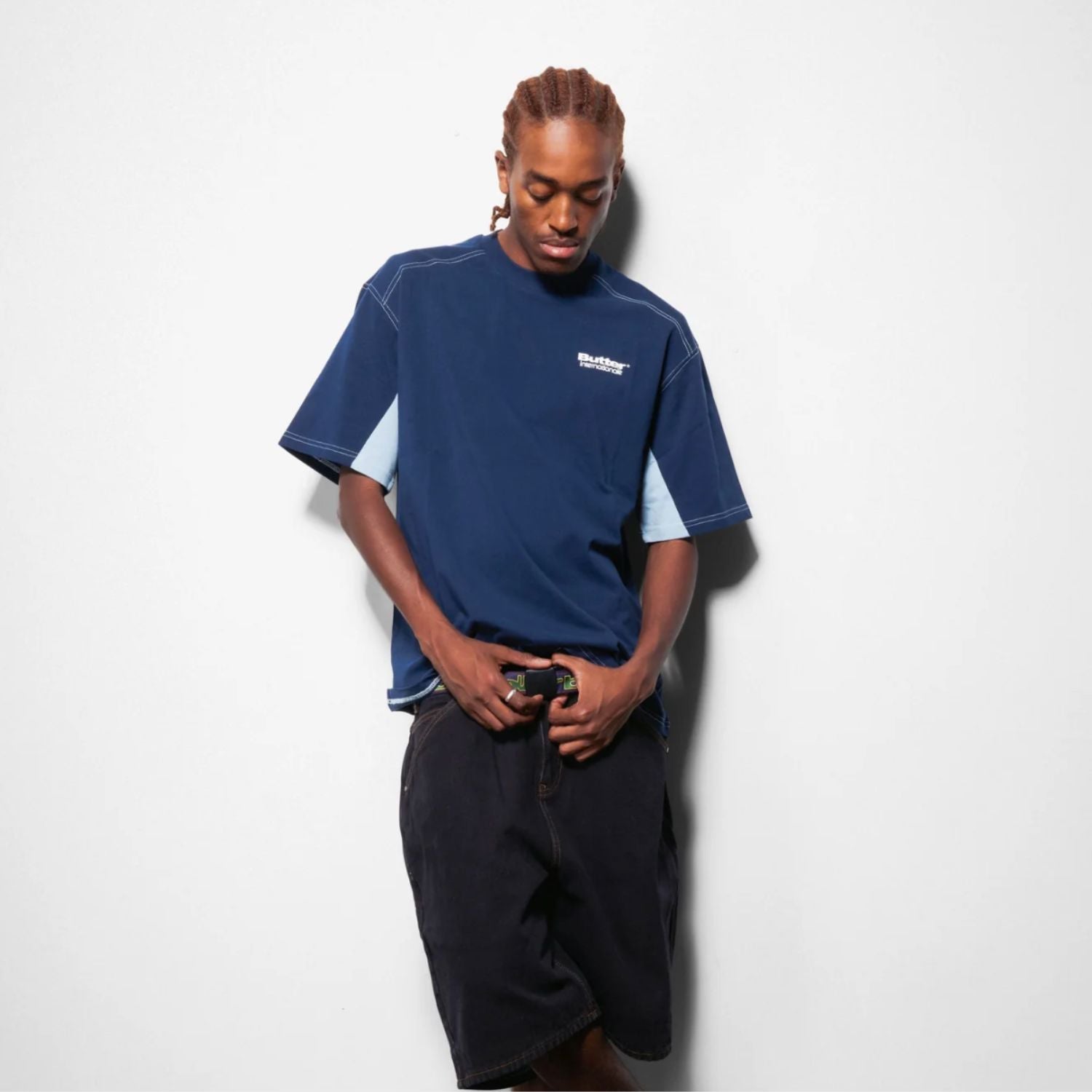 Butter Goods Internationale Panelled T-Shirt