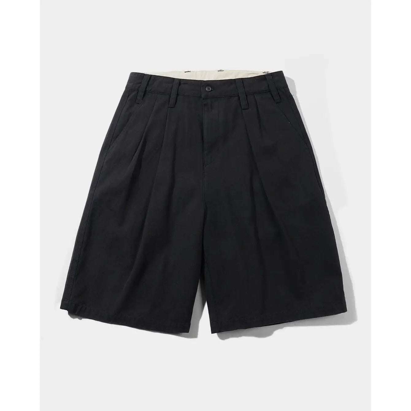 Butter Goods Pleated Shorts - Washed Black