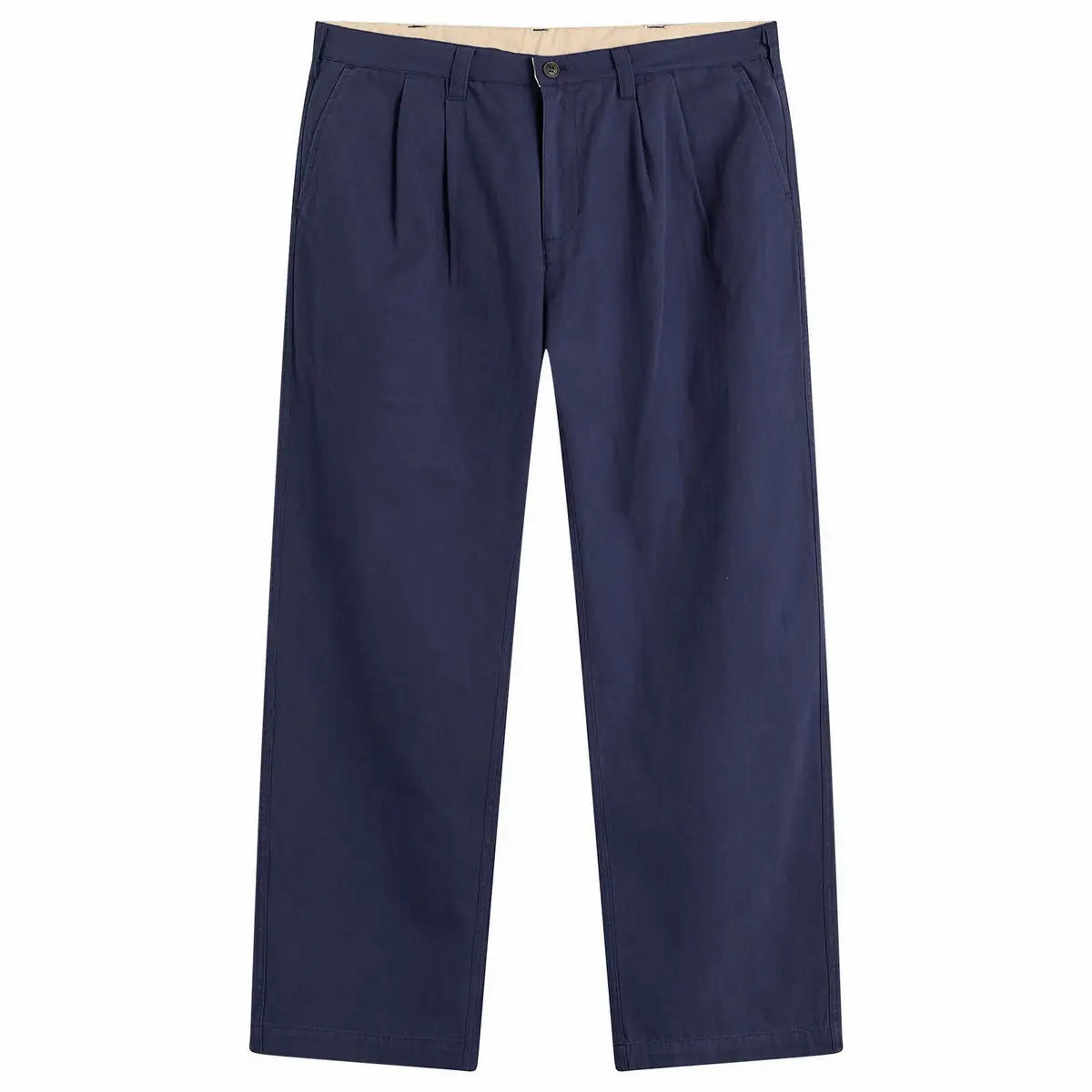 Butter Goods Pleated Trousers - Washed Navy
