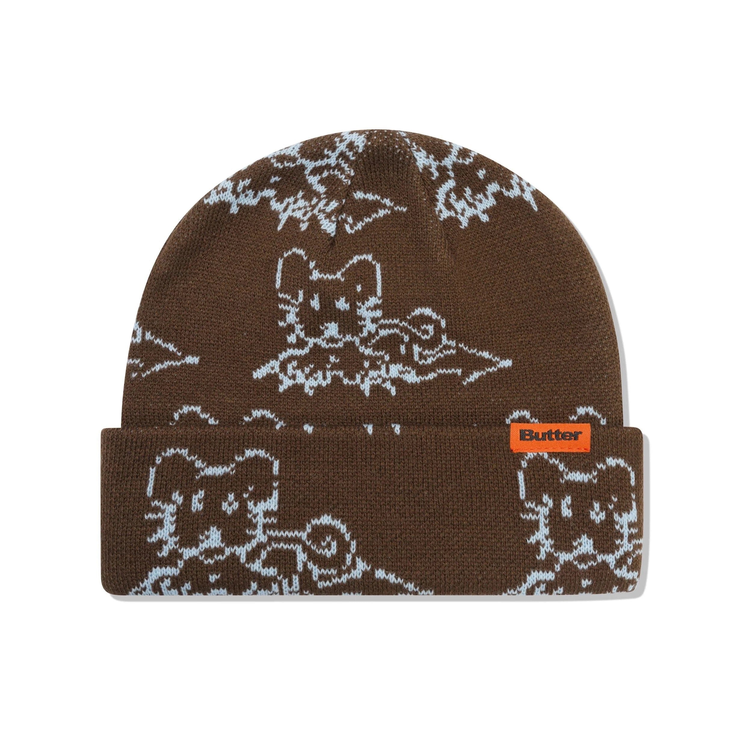 Butter Goods Rat Beanie Brown