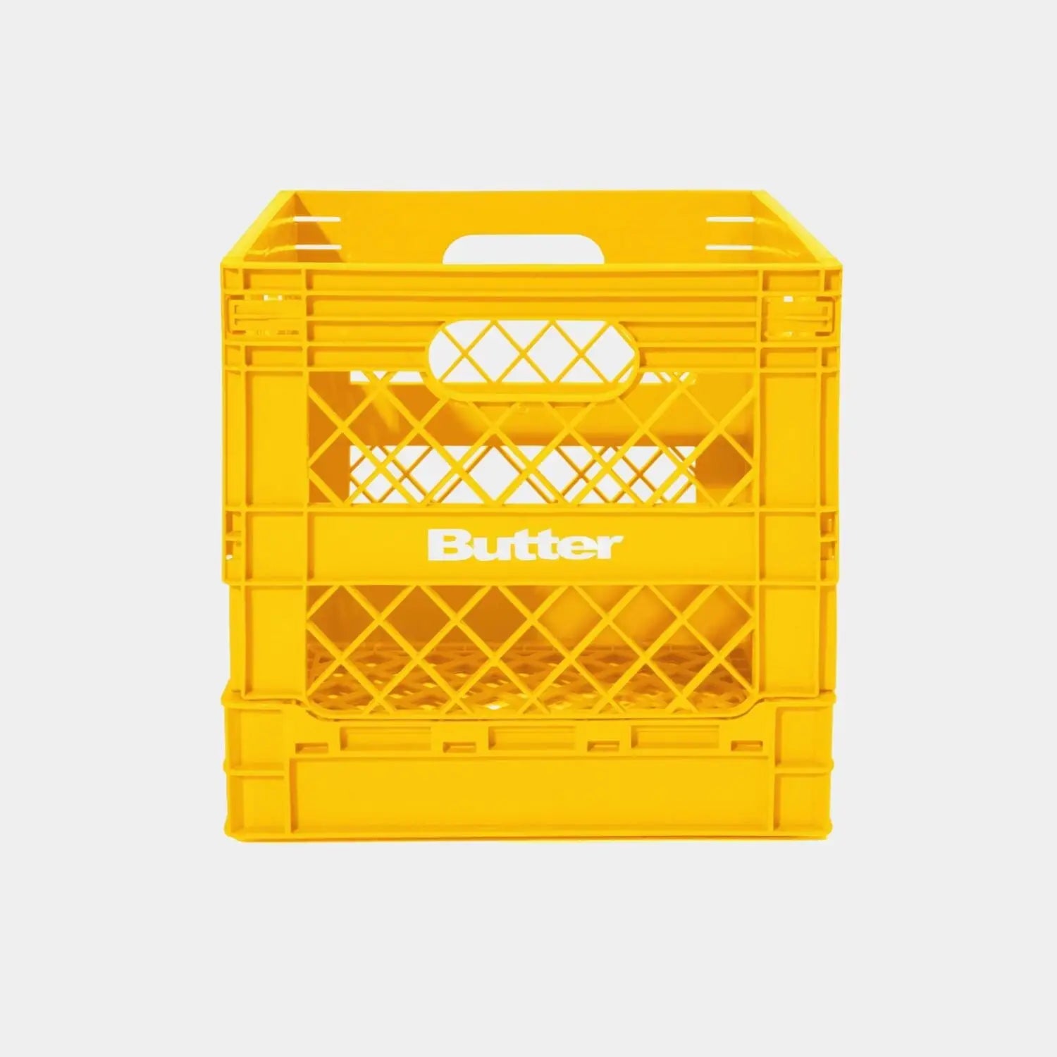Butter Goods Record Crate - Yellow