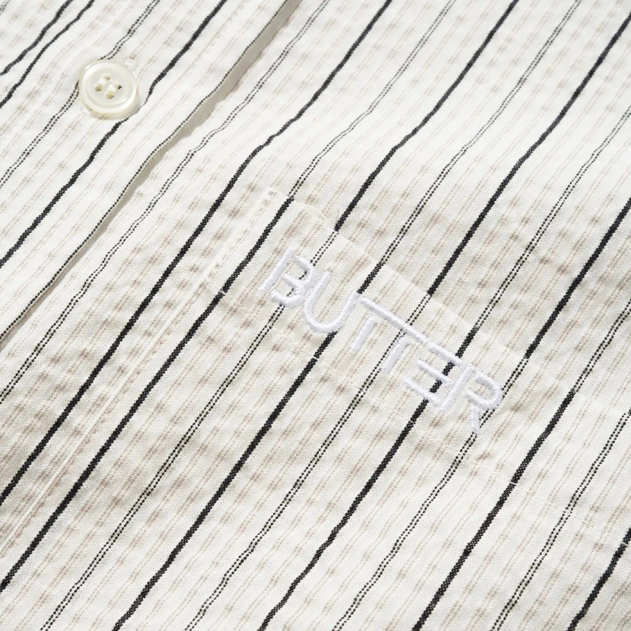 Butter Goods Seersucker Shirt - White