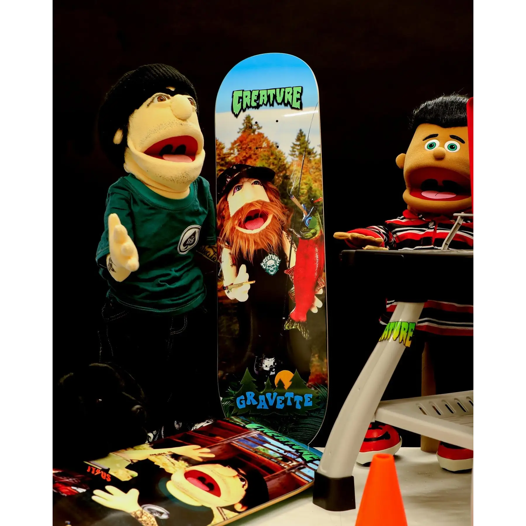 Creature Gravette Fuzzy Fiends Pro Skateboard Deck
