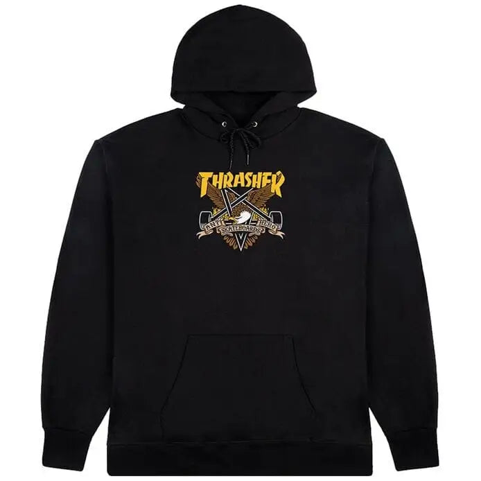 Damaged Thrasher Eaglegram Hoody