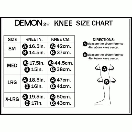 Demon Knee Guard Soft Cap Pro Jnr