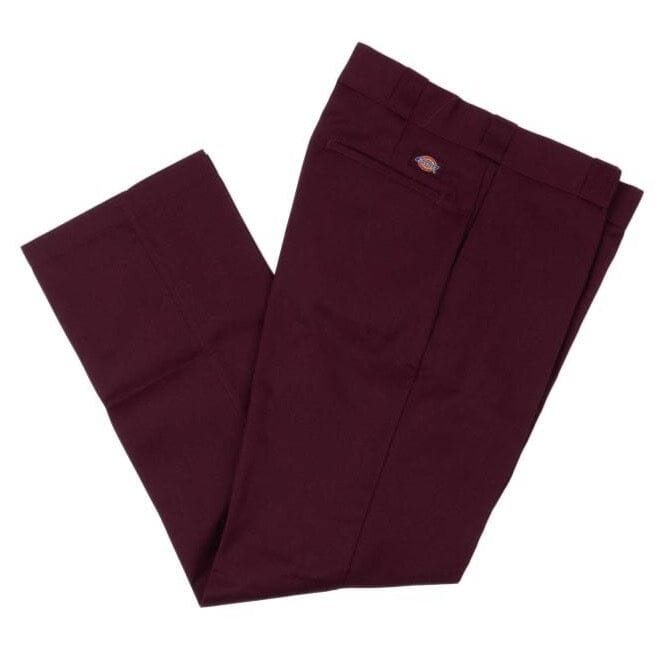 Dickies FP875 High Rise Tapered Fit Pants Maroon 8