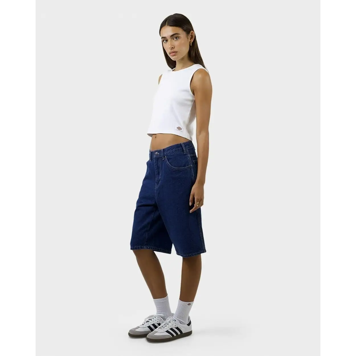 Dickies SDX200 11" Relaxed Fit Denim Carpenter Shorts