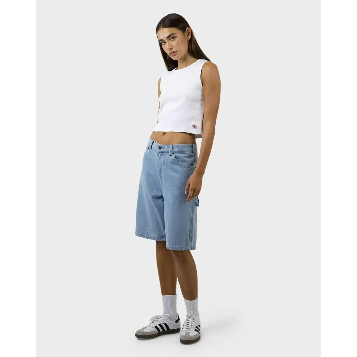 Dickies SDX200 11" Relaxed Fit Denim Carpenter Shorts