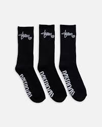 S Double Standard Shawn 3 Pack Socks