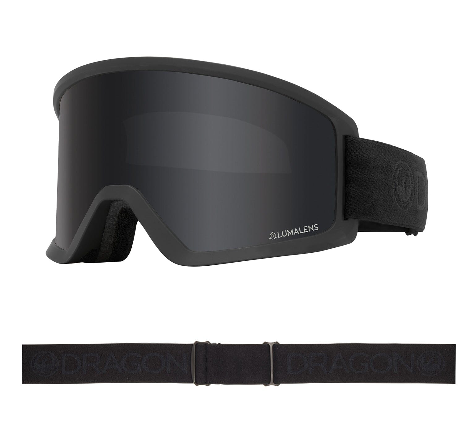 Dragon DX3 OTG Snow Goggles 2025 Blackout / LL Dark Smoke