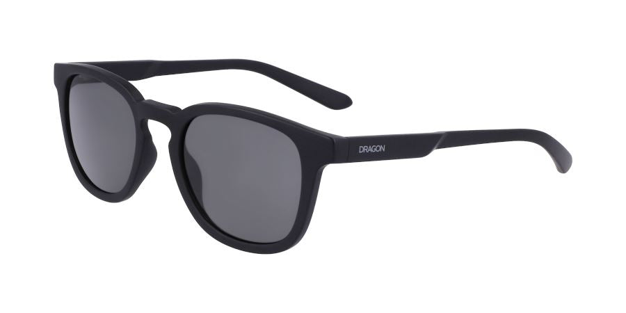 Dragon Finch Polarised Sunglasses Matte Black / Smoke Polar