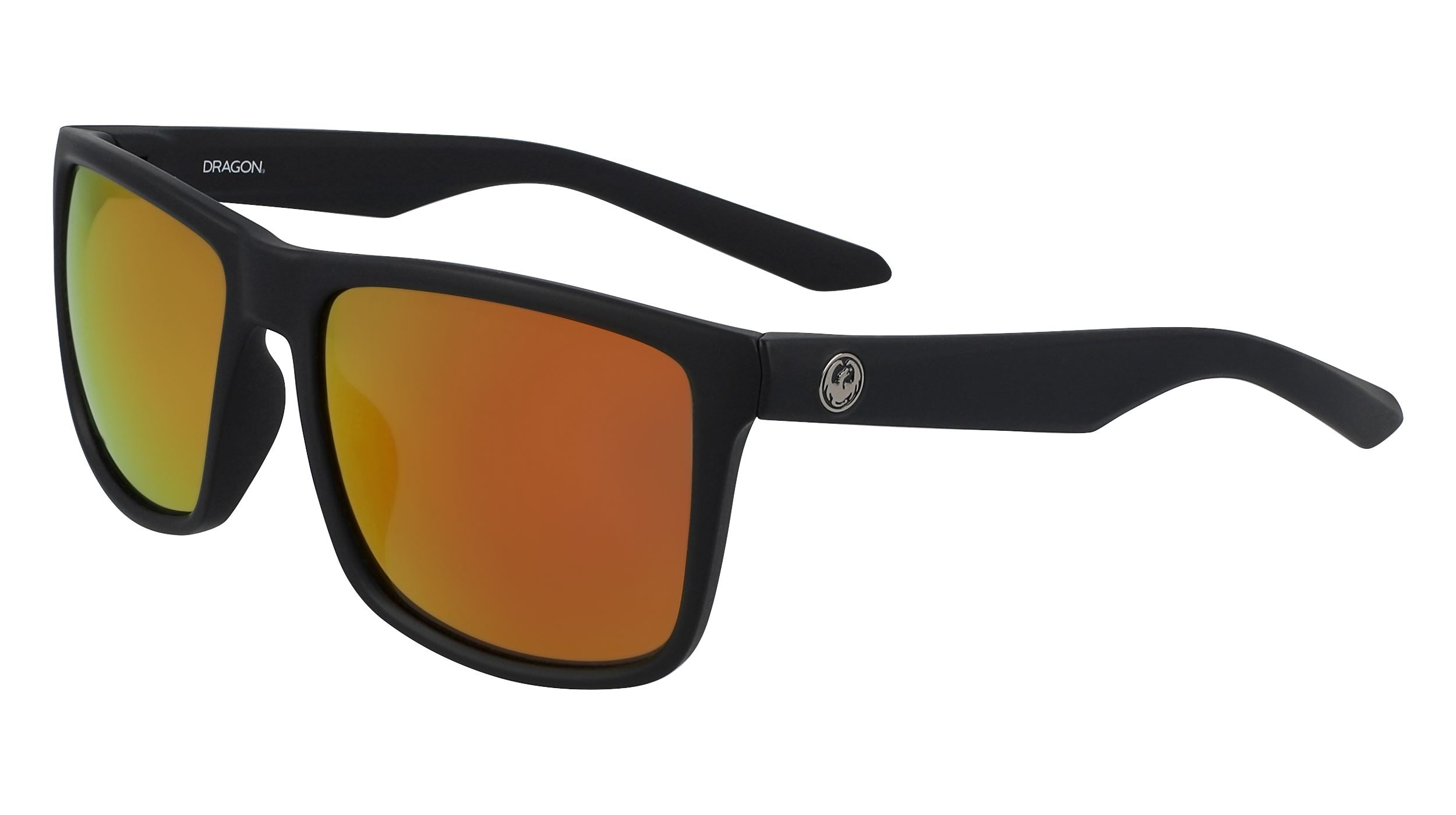 Dragon Meridien Sunglasses Matte Black / Orange Ion