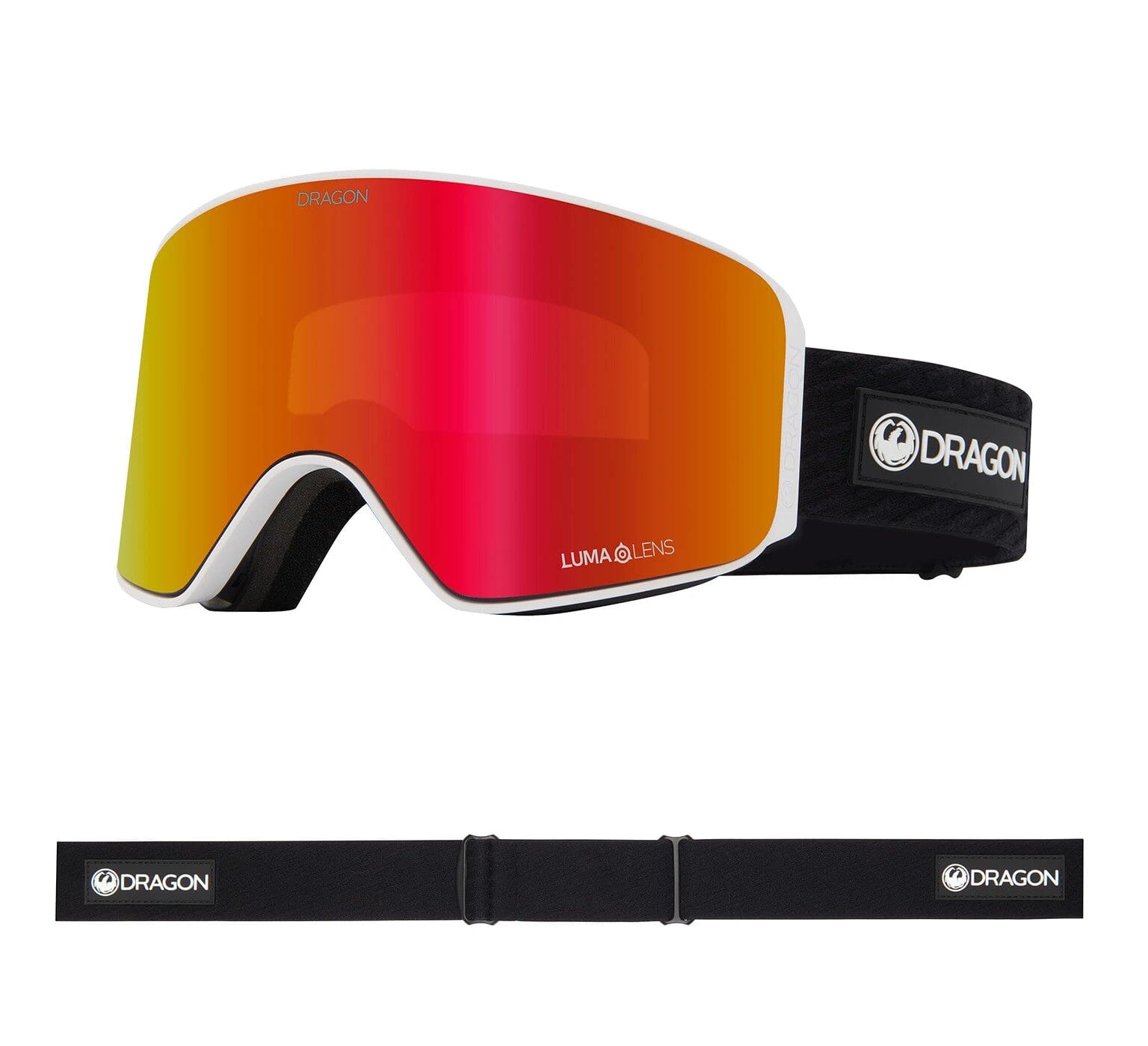 Dragon NFX MAG OTG Snow Goggles 2025 Icon Red / LL Red Ion + LL Light Rose