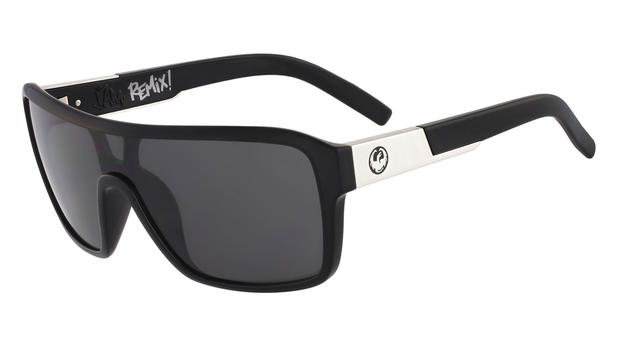 Dragon Remix Polarized Sunglasses Matte Black / Smoke Polarized