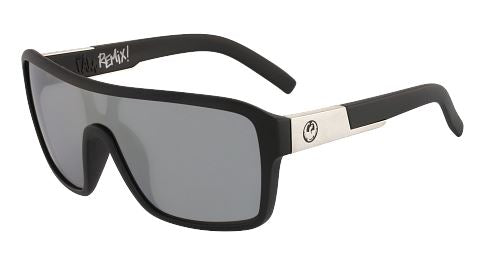 Dragon Remix Sunglasses Matte Black / Silver Ion