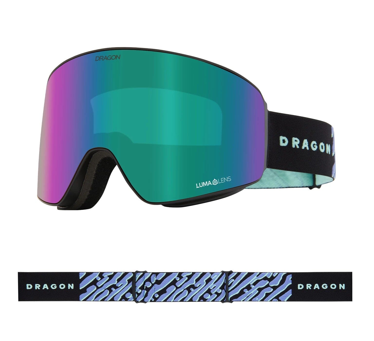 Dragon RVX MAG OTG Infared Snow Goggles 2025 Coolwave / LL Celeste Ir + LL Amber