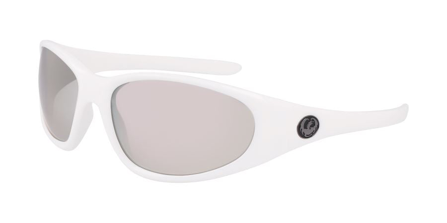 Dragon The Box 2.0 Polarised Sunglasses White / LL Silver Ion Polar