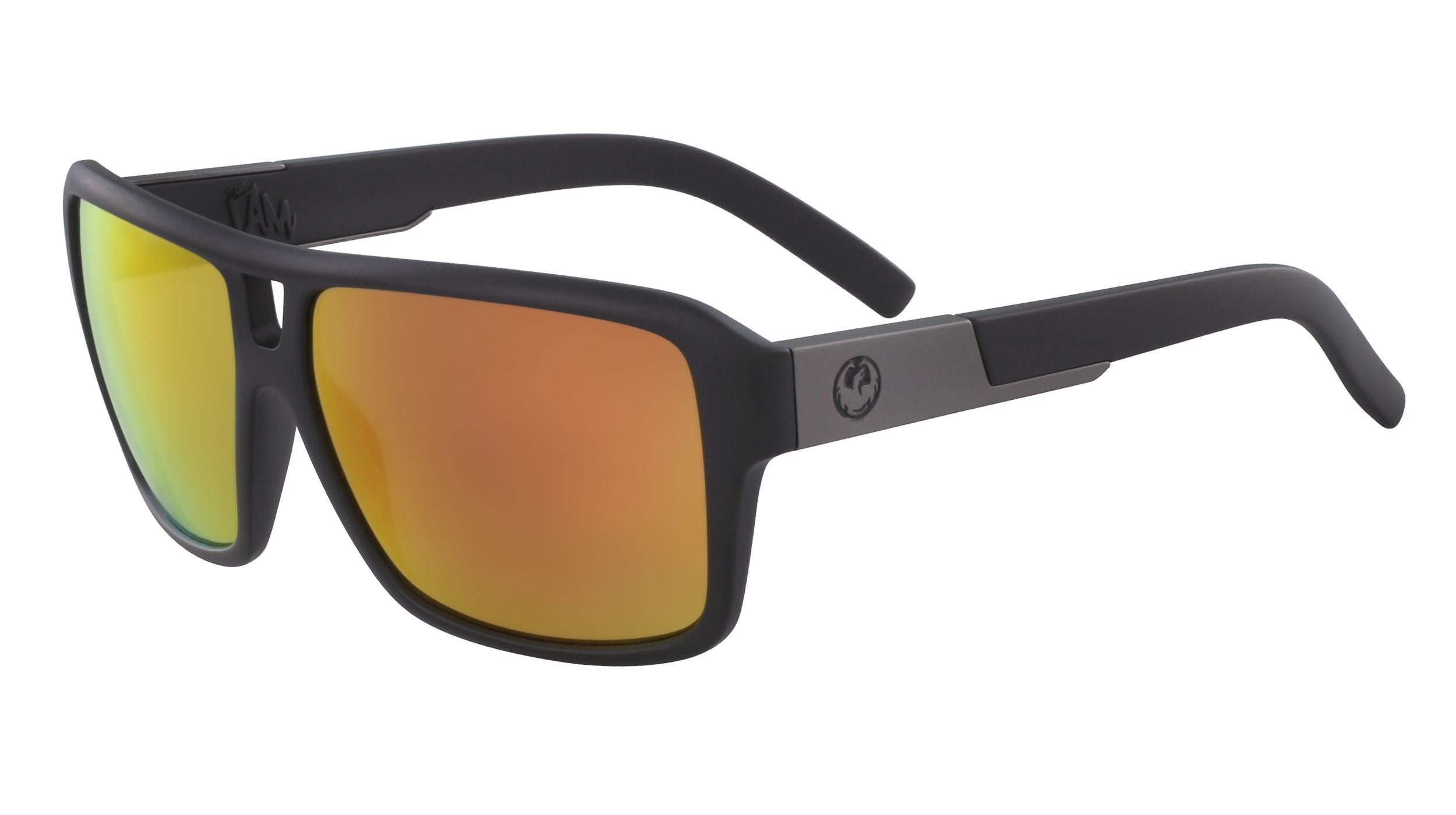 Dragon The Jam Sunglasses Matte Black / Luma Lens Red Ion