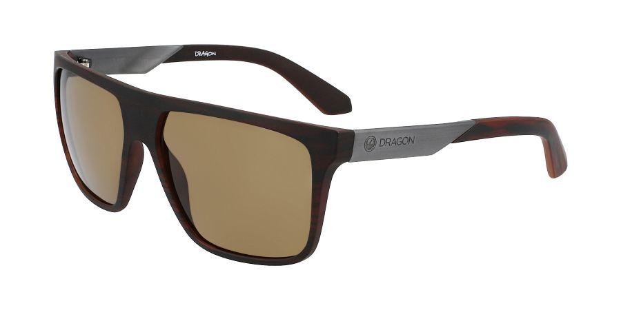 Dragon Vinyl Sunglasses Teak Wood / Brown