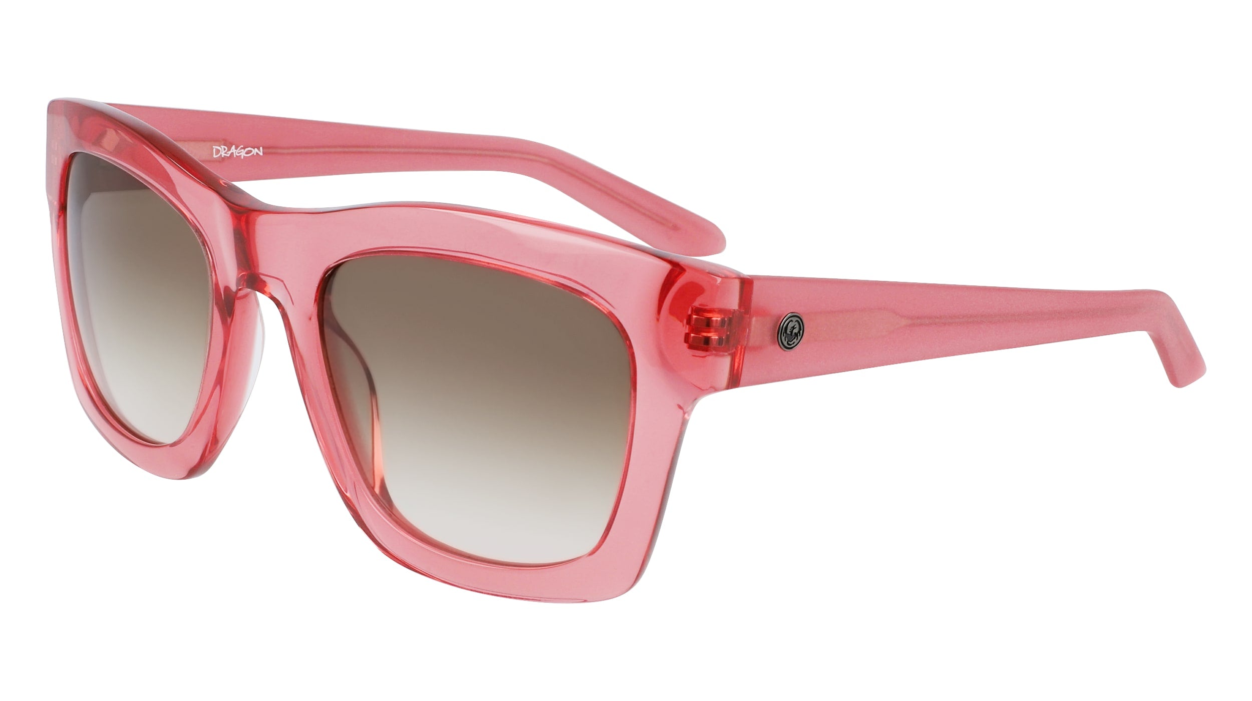 Dragon Waverly Sunglasses Rose Crystal / Luma Lens Brown Gradient