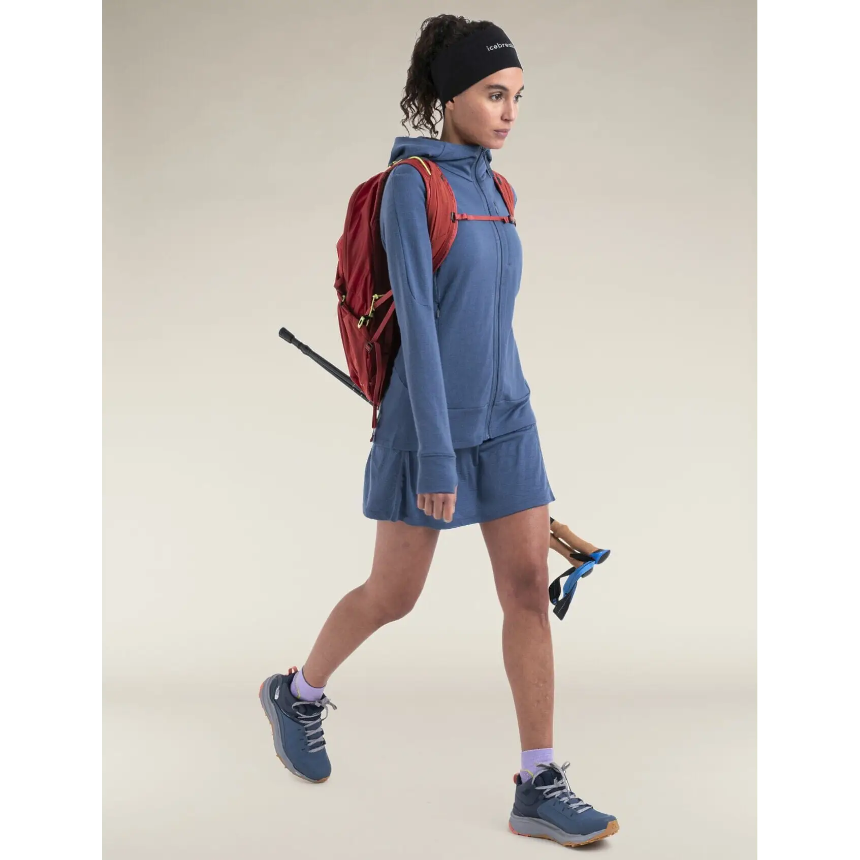 Icebreaker Womens Merino 260 Quantum Long Sleeve Zip Hoodie 2025