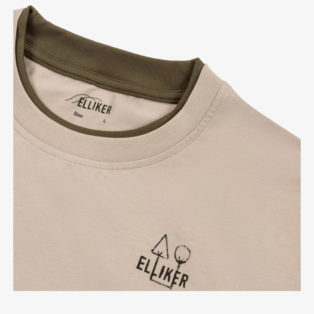 Elliker Lown Campfire Print Long Sleeve T-Shirt