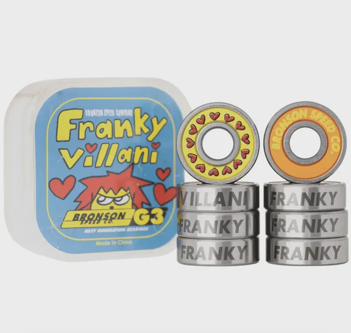 Bronson Speed Co. Case=8 Franky Villani Pro Bearings G3 Single Set