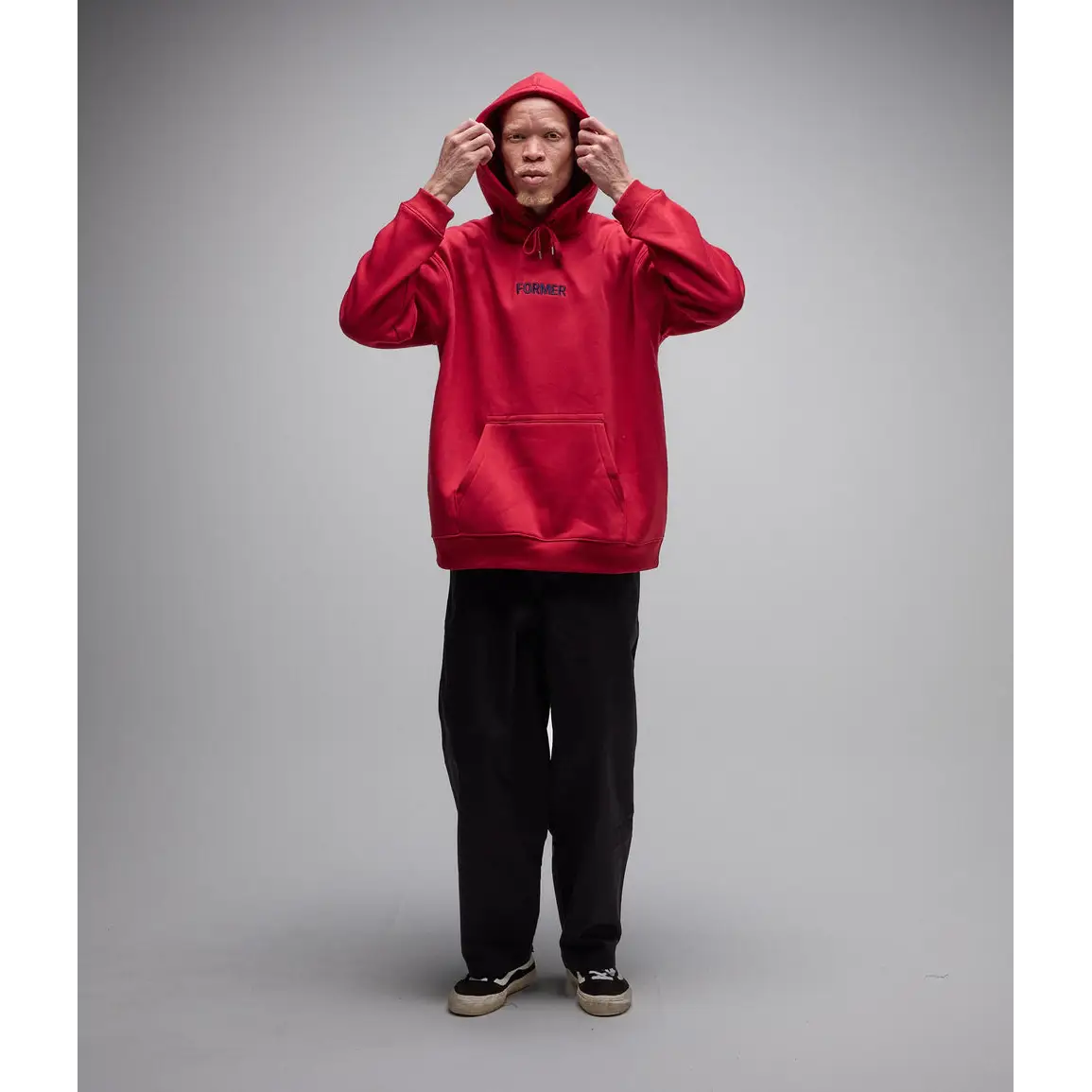 Former Legacy Embroidered Hood - Cherry